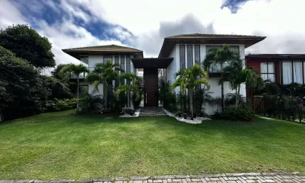 Casa em condomínio fechado com 5 quartos à venda na Rua do Sabiá, Centro, Mata de São João, 360 m2 por R$ 2.900.000