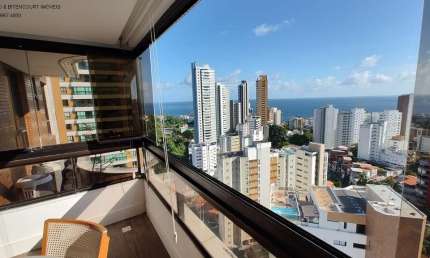 Apartamento com 3 quartos à venda na Rua Plínio Moscoso, Jardim Apipema, Salvador, 160 m2 por R$ 1.250.000