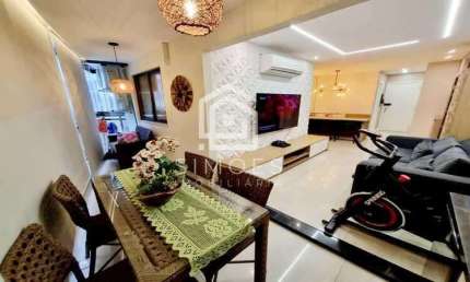 Apartamento para Venda em Rio de Janeiro, Freguesia de Jacarepaguá, 3 dormitórios, 2 suítes, 3 banheiros, 2 vagas