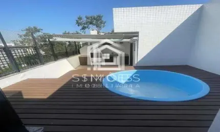 Cobertura para Venda em Rio de Janeiro, Freguesia (Jacarepaguá), 3 dormitórios, 2 suítes, 3 banheiros, 3 vagas
