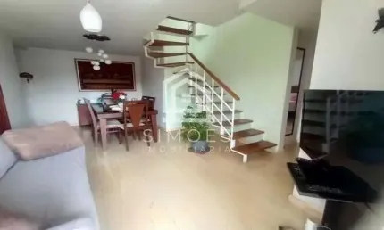 Cobertura para venda em rio de janeiro, freguesia (jacarepaguá), 2 dormitórios, 1 suíte, 3 banheiros, 2 vagas