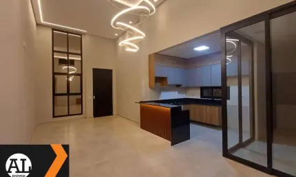 Ótima casa à venda no condomínio villagio wanel em sorocaba, fachada contemporânea que contempla em seus detalhes os seguintes acabamentos e piscina
