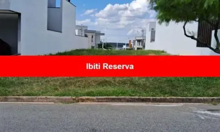 Terreno à venda no condomínio ibiti reserva em sorocaba com 250m2 sendo 10x25 leve aclive condomínio bem localizado com infraestrutura de clube.