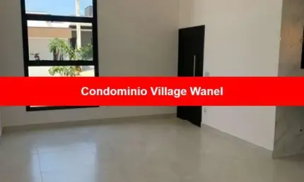 Casa à venda no condomínio Village Wanel no bairro Wanel Ville em Sorocaba 140 m2 de área construída com 3 quartos sendo uma suíte e lavabo.