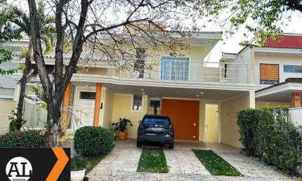 Ótimo sobrado para venda no condomínio Lago da Boa Vista em Sorocaba, próximo ao Parque CHico Mendes, com 3 quartos sendo uma suíte, escritório