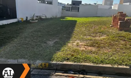 Ótimo terreno plano á venda no condomínio ibiti reserva em sorocaba com 250 m2 alguns metros  portaria em um condomínio com lazer total e um belo lago
