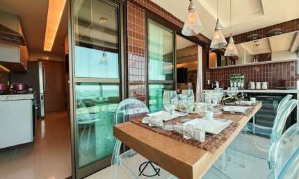Apartamento Mobiliado em Candeias - 97 m², 3 Quartos e Vista Mar - Edf Ocean Way