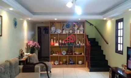 Sobrado com 3 dormitórios à venda, 284 m² por r$ 850.000,00 - parque continental i - guarulhos/sp