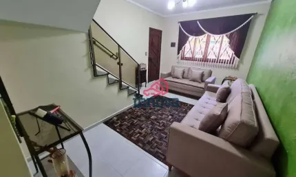 Sobrado com 3 dormitórios à venda, 195 m² por R$ 731.000,00 - Parque Continental II - Guarulhos/SP