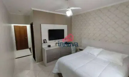 Sobrado com 3 dormitórios à venda, 170 m² por r$ 720.000,00 - jardim santa clara - guarulhos/sp