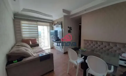 Apartamento com 2 dormitórios à venda, 53 m² por r$ 320.000,00 - ponte grande - guarulhos/sp