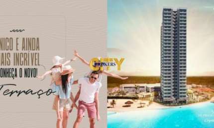 Vende-se Lançamento Torre Terraço Brasil Beach Home Resort