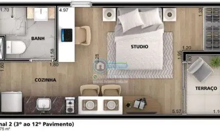 Studio de 25m² em jardim são paulo (zona norte) - sp: venda por r$270 mil