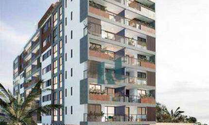 Apartamento com 2 dormitórios à venda, 95 m² por R$ 924.129,45 - Camboinha - Cabedelo/PB