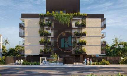 Apartamento com 2 dormitórios à venda, 66 m² por R$ 929.317,34 - Ponta de Campina - Cabedelo/PB