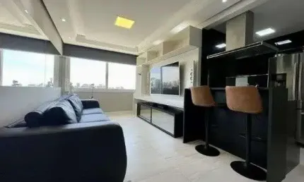 Apartamento 3 quartos(reversível para 2), suíte, 2 vagas cobertas, 87m² - Passo
