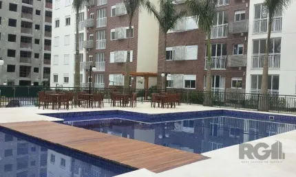 Apartamento de 2 dormitórios, 1 suíte, 1 vaga escriturada no condomínio barra ga