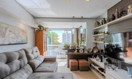Apartamento para Venda - 73.81m², 2 dormitórios, sendo 1 suite, 1 vaga - Jardim