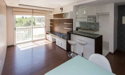 Apartamento | bairro cristal | 2 dormitórios | suíte |  semi mobiliado |  1 vaga