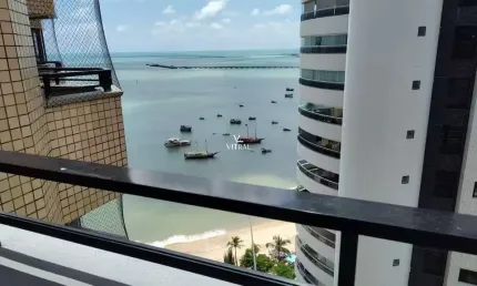Apartamento com 1 quarto à venda na Avenida Beira Mar, 4260, Meireles, Fortaleza por R$ 525.000