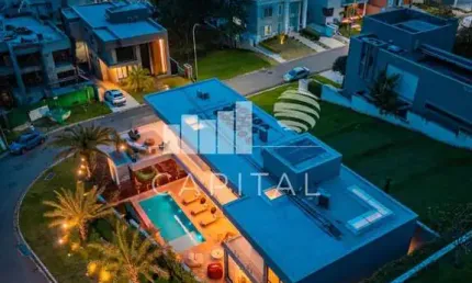 Casa Para Venda Mobiliada Em Condomínio Em Alphaville Com 04 Suítes - 04 Vagas