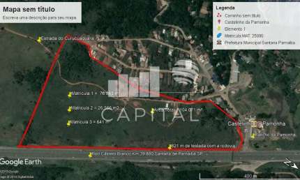 Terreno comercial para alugar na Estrada Municipal Bela Vista, 900, Alphaville, Santana de Parnaíba