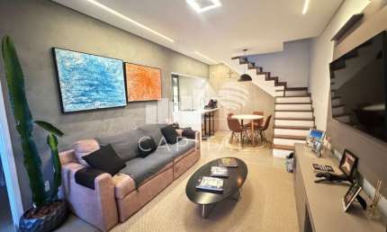 Alugo Cobertura Mobiliada Em Alphaville, Com 2 Suítes, 1 Vaga, 127,79 M².