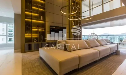 Apartamento À Venda Mobiliado Com, 4 Suítes, 5 Banheiros, 4 Vagas, 376m²
