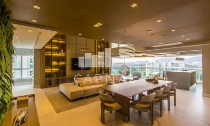 Apartamento à venda mobiliado com, 4 suítes, 5 banheiros, 4 vagas, 376m²