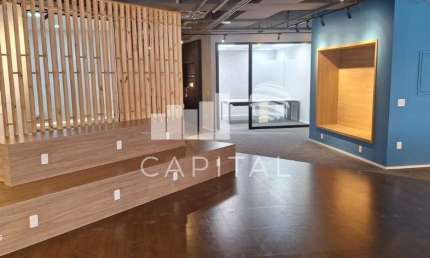 Alugo Sala Comercial Mobiliada Com 500 M2  Em Edifício de Alto Padrão Em Alphaville