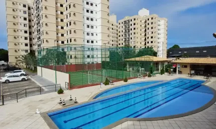 Apartamento perto de aeroporto, salvador norte shopping e polo de camaçari condomínio com total infra estrutura de lazer.