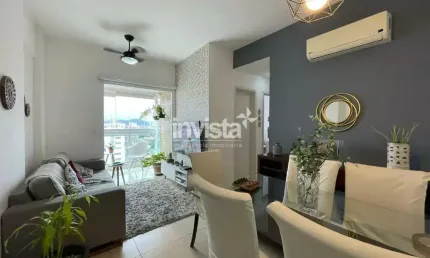 Apartamento com 2 quartos à venda no Estuário, Santos 