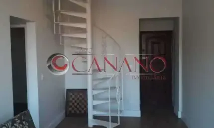 Cobertura com 2 quartos à venda na rua vítor meireles, riachuelo, rio de janeiro, 100 m2 por r$ 250.000
