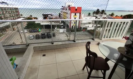 REF: AP015 - Apartamento à Venda, João Pessoa, Jardim Oceania, 2 quartos, Vista para mar