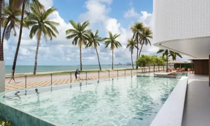REF: LA046 - Flat à Venda, Cabedelo, Intermares, 1 quarto, Beira Mar