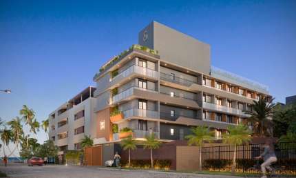 REF: LA068 - Lançamento, Flat à Venda, João Pessoa, Cabo Branco, 1 quarto