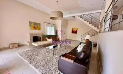 Casa com 4 dormitórios para alugar, 336 m² por R$ 13.508,48 - Chácara Malota - Jundiaí/SP