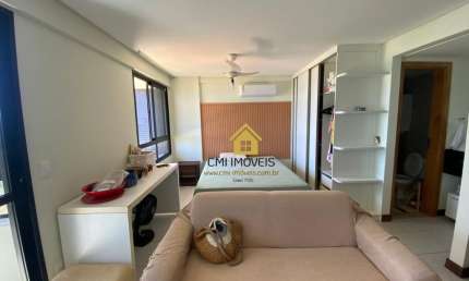 excelente 1/4 varanda oval vista mar mobiliado 55 m² Armação