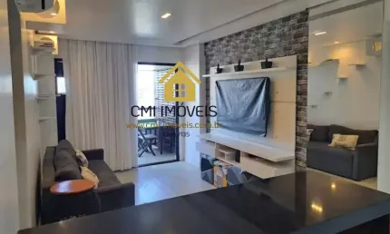 Apartamento 1/4 varanda vista mar 55 m² mobiliado Armação Salvador Ba
