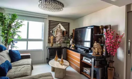 Excelente apto de 01 dor. com home office, mobiliado e decorado