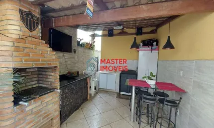 Casa com 3 quartos à venda na Walter Alvarenga, Canadá, Contagem por R$ 530.000
