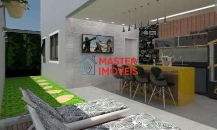 Casa com 4 quartos à venda na Cambará, Novo Eldorado, Contagem por R$ 900.000