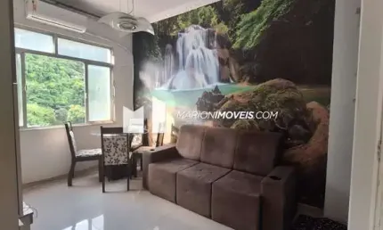 Apartamento à venda em Humaitá, Rio de Janeiro-RJ: 1 quarto, 1 sala, 1 banheiro, 1 vaga de garagem - 46,00m² de área.