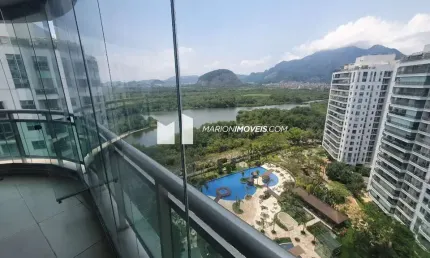 Apartamento à venda no Península, Saint Barth,  Barra da Tijuca, Rio de Janeiro, 4 quartos (4 suítes), salão, dependências, varanda gourmet; 3 vagas,