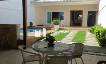 Casa em condomínio à venda no recreio dos bandeirantes, rio de janeiro, 4 quartos, sala, cozinha,  dep. completas, piscina, churrasqueira, 3 vgs