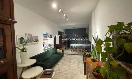 Apartamento à venda em Laranjeiras, Rio de Janeiro, 2 quartos(1 suíte c/closet e escritório), cozinha americana, 1vaga   Original 3 quartos. área