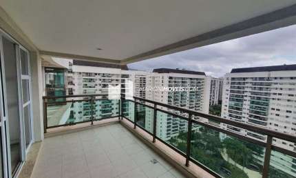 Apartamento à venda no Cidade Jardim, Reserva Jardim Barra da Tijuca- 3 quartos(1 suíte), banheiro social, área de serviço, 2 vaga, dependências