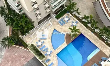 Apartamento à venda, condomínio vila borguese, barra da tijuca, rio de janeiro, 2 quartos, banheiro social, varanda, área de serviço, reformado, split
