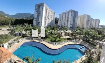 Apartamento com 2 quartos à venda na avenida salvador allende, 1001, barra da tijuca, rio de janeiro, 51 m2 por r$ 379.000