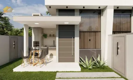 CASA LINEAR COM 3 QUARTOS, PISCINA A VENDA NO OURO VERDE, RIO DAS OSTRAS